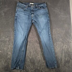 Levi Strauss Signature Relaxed Fit Men's Jeans W38 L32 Dark‎ Wash Denim